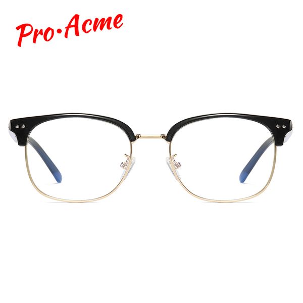 pro acme blue light blocking glasses for men women tr90 square frame computer reading/gaming/tv/phones nerd eyeglasses pc1202, White;black
pro acme blue light blocking glasses for men women tr90 square frame computer reading/gaming/tv/phones nerd eyeglasses pc1202, White;black
