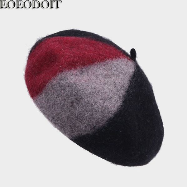 eoeodoit autumn winter hat caps vintage warm wool blended beret hats women casual patchwork girl beanie 2020 fashion, Blue;gray
eoeodoit autumn winter hat caps vintage warm wool blended beret hats women casual patchwork girl beanie 2020 fashion, Blue;gray