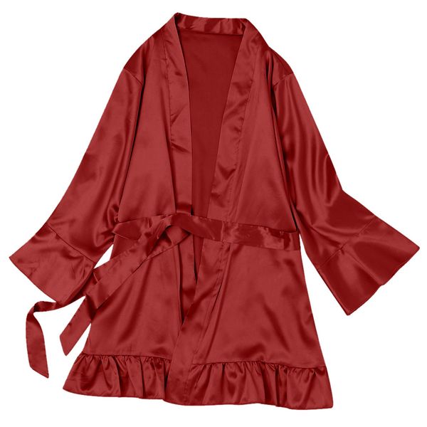 womens robes lace lingerie nightwear underwear sleepwear pajamas red robe nightgown nightdress bathrobe lingerie dressing, Black;red
womens robes lace lingerie nightwear underwear sleepwear pajamas red robe nightgown nightdress bathrobe lingerie dressing, Black;red
