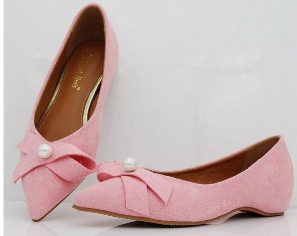 women's shoes in spring and autumn low heel pointed end bowknot suede @asd331, Black
women's shoes in spring and autumn low heel pointed end bowknot suede @asd331, Black