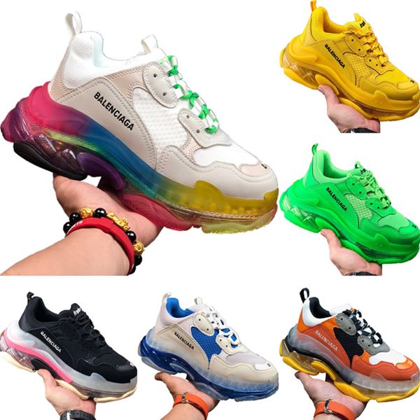 with box 2019 bb triple-s leather and mesh breathable running shoes bb triple s crystal zoom air and multilayer buffer foam sports shoes, Black
with box 2019 bb triple-s leather and mesh breathable running shoes bb triple s crystal zoom air and multilayer buffer foam sports shoes, Black