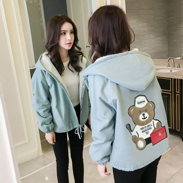 p shoot 2019 autumn and winter new style korean-style loose and plus-sized women's dress students mid-length brushed thi, Blue;black
p shoot 2019 autumn and winter new style korean-style loose and plus-sized women's dress students mid-length brushed thi, Blue;black