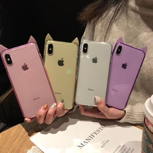 shine bling glitter cute cat ears clear soft tpu silicone cover case for iphone x xs max xr 10 6 6s 7 8 plus transparent coque
shine bling glitter cute cat ears clear soft tpu silicone cover case for iphone x xs max xr 10 6 6s 7 8 plus transparent coque