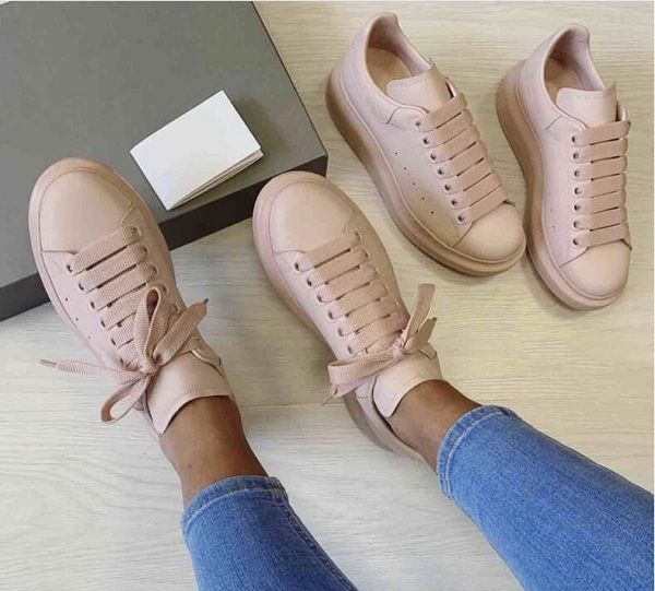 2019 women's platform trainers 100% goatskin leather oversized sneakers for men and women lace-up trainers wedding shoes with new box, Black
2019 women's platform trainers 100% goatskin leather oversized sneakers for men and women lace-up trainers wedding shoes with new box, Black