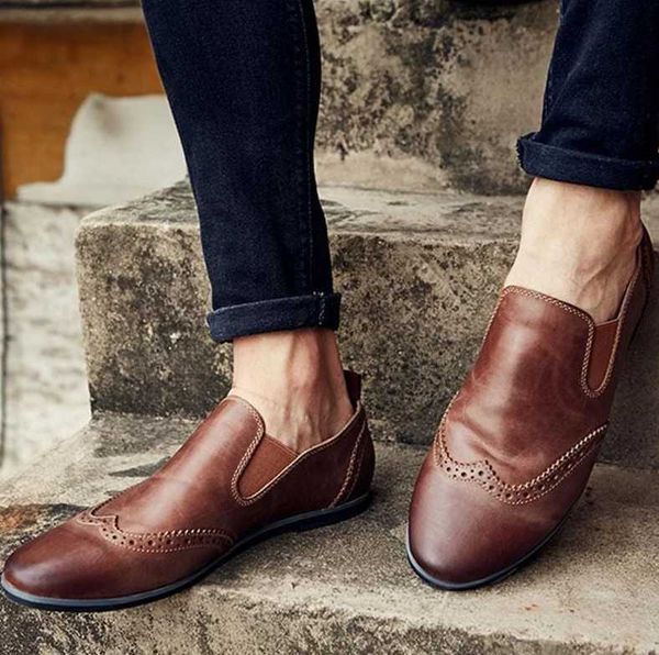 british style men's pu leather brogue loafers casual shoes brogue shoes spring classic male casual f204, Black
british style men's pu leather brogue loafers casual shoes brogue shoes spring classic male casual f204, Black