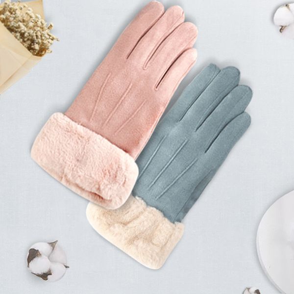 autumn winter women suede gloves thicken warm solid color mittens touch screen gloves for women non-slip g003, Blue;gray
autumn winter women suede gloves thicken warm solid color mittens touch screen gloves for women non-slip g003, Blue;gray