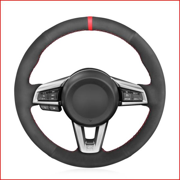 black suede hand sew comfortable soft steering wheel cover for mx-5 mx5 2016 2017 2018 2019 2020
black suede hand sew comfortable soft steering wheel cover for mx-5 mx5 2016 2017 2018 2019 2020