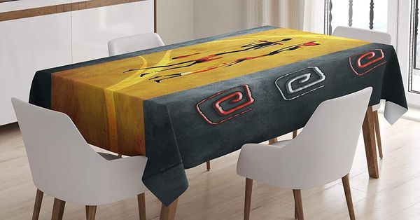 tablecloth african people carrying some local elements their heads retro drawing style dining room kitchen table cover
tablecloth african people carrying some local elements their heads retro drawing style dining room kitchen table cover
