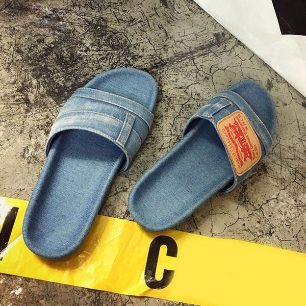 women slippers denim casual fashion beach sandals summer shoes home zapatos mujer ladies flats 2020 home platform female slides, Black
women slippers denim casual fashion beach sandals summer shoes home zapatos mujer ladies flats 2020 home platform female slides, Black