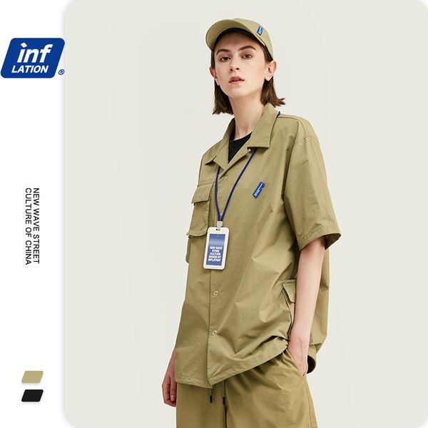 inflation men fashions short sleeve shirt smart casual cotton shirt oversize men streetwear hip hop mens shirts 2004s20, White;black
inflation men fashions short sleeve shirt smart casual cotton shirt oversize men streetwear hip hop mens shirts 2004s20, White;black