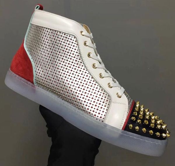 2019ac mesh leather red bottom luxury designer brand studded spikes flats casual shoes shoes for men and women party lovers leather sneakers, Black
2019ac mesh leather red bottom luxury designer brand studded spikes flats casual shoes shoes for men and women party lovers leather sneakers, Black