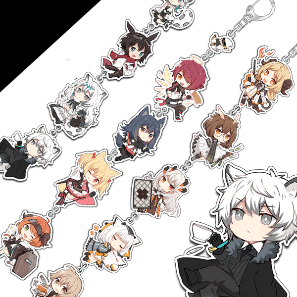 anime arknights sliverash pramanix rhine lab lungmen guard cosplay cute acrylic keychain string bag pendant keyring toy gift, Silver
anime arknights sliverash pramanix rhine lab lungmen guard cosplay cute acrylic keychain string bag pendant keyring toy gift, Silver