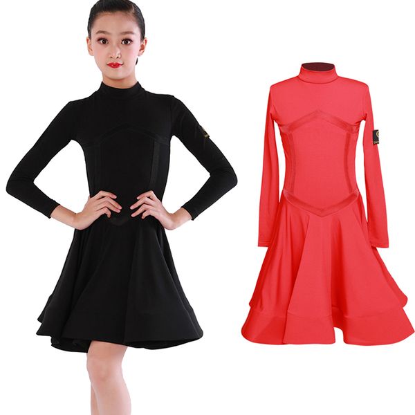 girls latin dance dress children black/red dance dress autumn long sleeve kids salsa competition girls costume
girls latin dance dress children black/red dance dress autumn long sleeve kids salsa competition girls costume