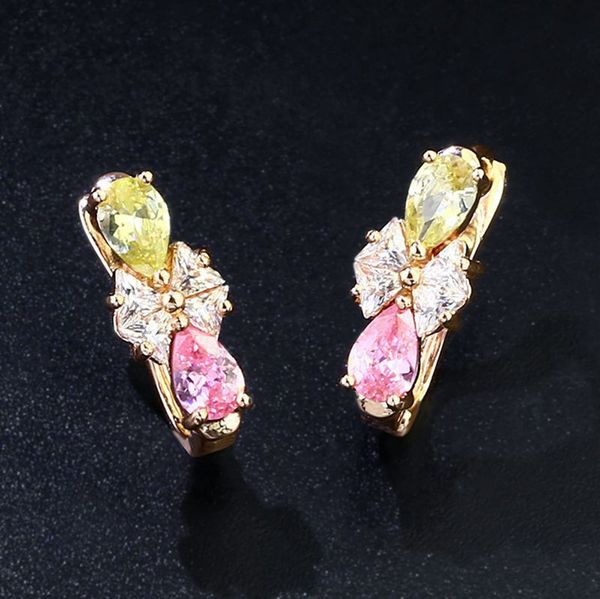 lovely pink earrings girls gift cubic zirconia small hoop earrings for ladies 2019 new hoops, Golden;silver
lovely pink earrings girls gift cubic zirconia small hoop earrings for ladies 2019 new hoops, Golden;silver