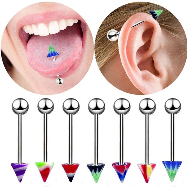 10pcs/lots acrylic tongue nail stainless steel ear bone nail ball lip eyebrow nose ring puncture accessory body piercing jewelry unisex, Silver
10pcs/lots acrylic tongue nail stainless steel ear bone nail ball lip eyebrow nose ring puncture accessory body piercing jewelry unisex, Silver