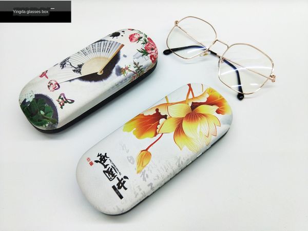 enlarged box case glasses case printing spray painting chinese style myopia optical plate iron glasses box
enlarged box case glasses case printing spray painting chinese style myopia optical plate iron glasses box