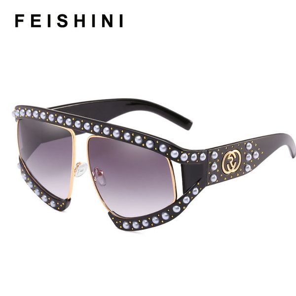 feishini stars shine plastic frame festival celebrity oversized sunglasses ladies 2020 fashion women glasses uv protector, White;black
feishini stars shine plastic frame festival celebrity oversized sunglasses ladies 2020 fashion women glasses uv protector, White;black