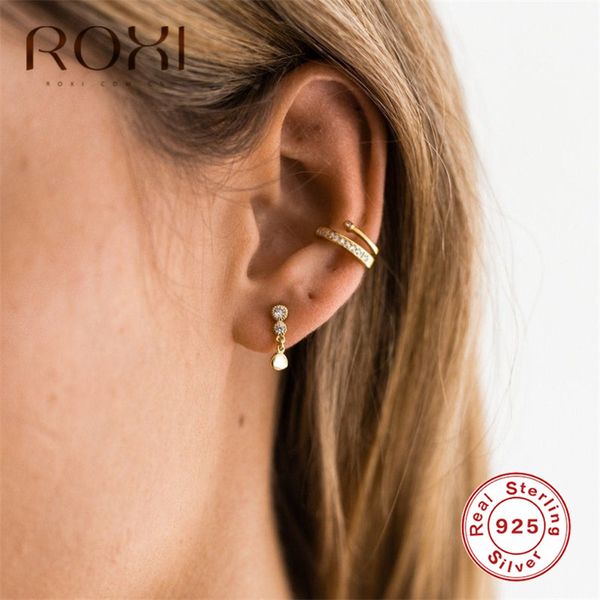 roxi 925 sterling silver earrings golden chain rhinestone stud earrings for women prevent allergy female jewelry korean earings, Golden;silver
roxi 925 sterling silver earrings golden chain rhinestone stud earrings for women prevent allergy female jewelry korean earings, Golden;silver