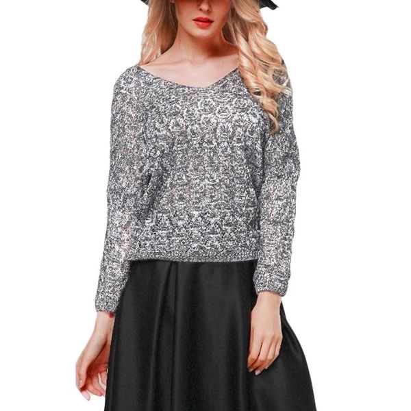 women sweater casual long sleeves sweater pull femme hollow women spring and autumn pullovers thin loose v-neck, White;black
women sweater casual long sleeves sweater pull femme hollow women spring and autumn pullovers thin loose v-neck, White;black