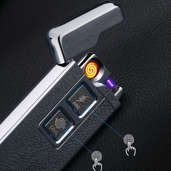 2017 new 2 in 1 coil and arc lighter smart electronic usb lighters dual-purpose touch induction ignition metal cigarette lighter
2017 new 2 in 1 coil and arc lighter smart electronic usb lighters dual-purpose touch induction ignition metal cigarette lighter