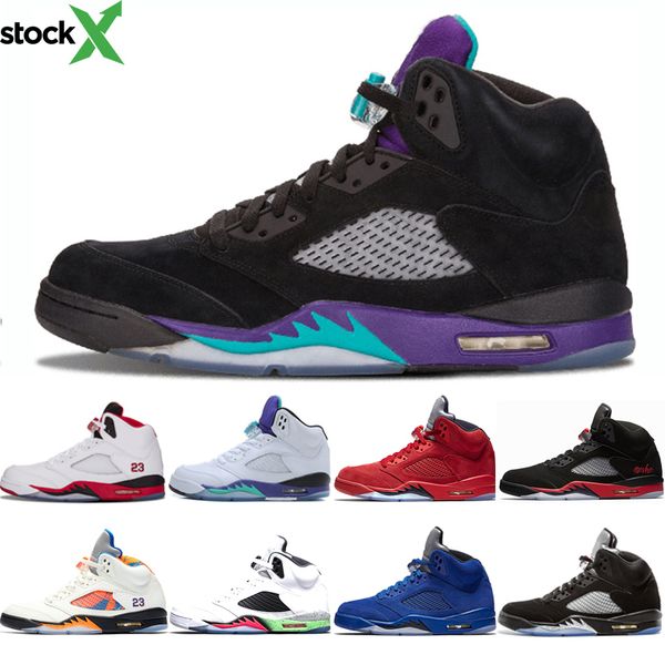 2020 5 basketball shoes for men 5s black grape bred red blue suede white grapes sport shoes designer sneakers trainers 40-47
2020 5 basketball shoes for men 5s black grape bred red blue suede white grapes sport shoes designer sneakers trainers 40-47