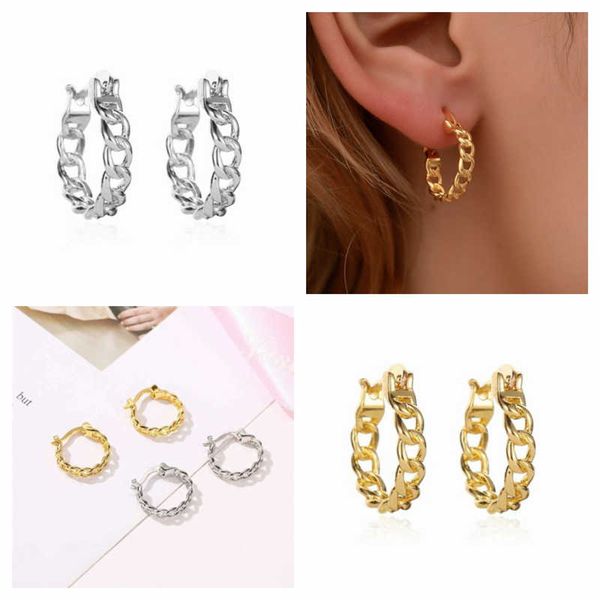 hook fashion curb new earrings hinged women hoop dangle chain jewelry geometry, Silver
hook fashion curb new earrings hinged women hoop dangle chain jewelry geometry, Silver
