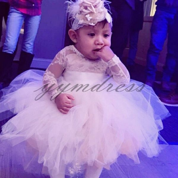 new lovely flower girls' dresses tulle ruffled lace applique jewel neck sheer long sleeve girl' birthday gown pageant dresses, White;blue
new lovely flower girls' dresses tulle ruffled lace applique jewel neck sheer long sleeve girl' birthday gown pageant dresses, White;blue