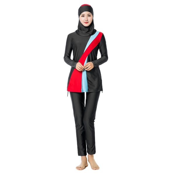 4xl plus size new muslim conservative swimwear sunscreen islamic ladies' patchwork swimwear modest muslim sets beach clothes, Red
4xl plus size new muslim conservative swimwear sunscreen islamic ladies' patchwork swimwear modest muslim sets beach clothes, Red
