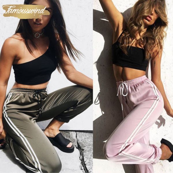 fashion high women pants striped side loose fleece drawstring elastic high waist slim pencil casual long trouser, Black;white
fashion high women pants striped side loose fleece drawstring elastic high waist slim pencil casual long trouser, Black;white