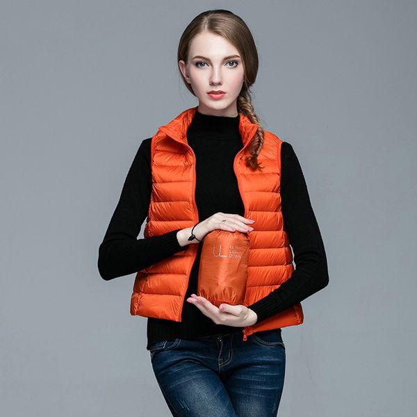 2019 autumn winter new light down jacket vest round collar sleeveless vest coat plus size femme down liner wild 12 colors, Black
2019 autumn winter new light down jacket vest round collar sleeveless vest coat plus size femme down liner wild 12 colors, Black