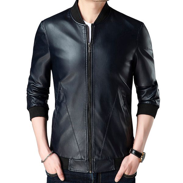 mantlconx 2020 mens zipper pu leather jacket casual motorcycle leather jacket men casual solid male coats, Black
mantlconx 2020 mens zipper pu leather jacket casual motorcycle leather jacket men casual solid male coats, Black
