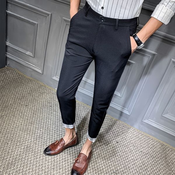 men's suits & blazers 2021 pants streetwear casual classic formal business dress social wedding trousers pantalones hombre, White;black
men's suits & blazers 2021 pants streetwear casual classic formal business dress social wedding trousers pantalones hombre, White;black