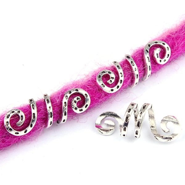 5pcs metal silver viking spiral hair braid dread beard dreadlock beads rings tube clips for hair accessories charms, Pink
5pcs metal silver viking spiral hair braid dread beard dreadlock beads rings tube clips for hair accessories charms, Pink
