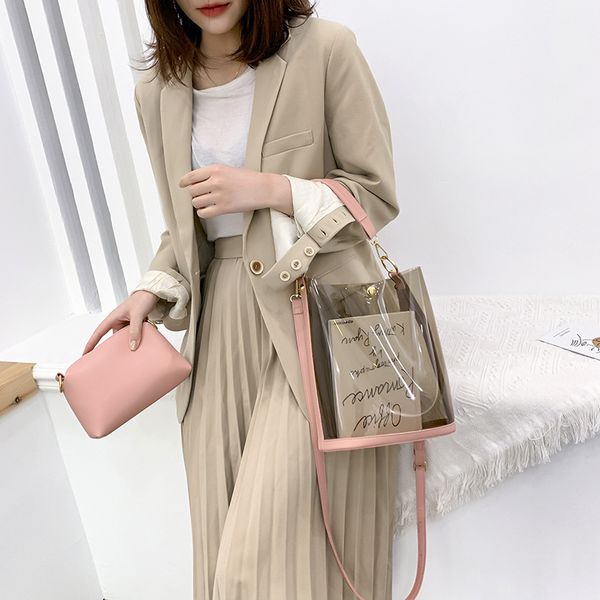 2020 new korean shoulder bag women's casual fashion transparent diagonal bag ladies
2020 new korean shoulder bag women's casual fashion transparent diagonal bag ladies