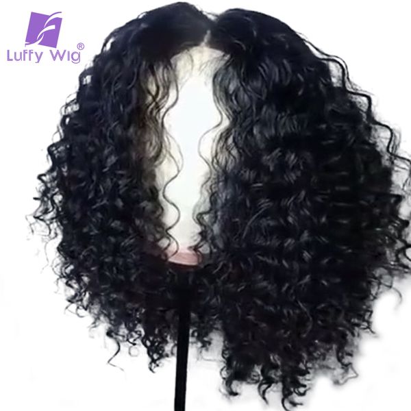 luffy short curly malaysian non remy hair lace front human hair wigs for black women 180% density natural color 6inch deep part
luffy short curly malaysian non remy hair lace front human hair wigs for black women 180% density natural color 6inch deep part