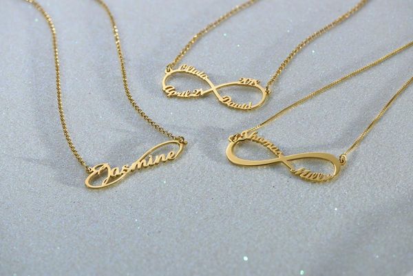 3umeter stainless steel name necklace couples name pendant necklace eternal mother's day custom gift, Silver
3umeter stainless steel name necklace couples name pendant necklace eternal mother's day custom gift, Silver