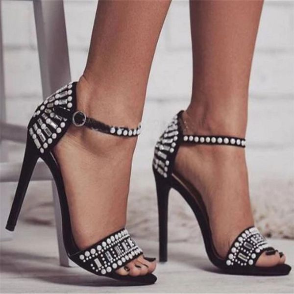 summer new women's shoes autumn new high heels fine with rhinestone sandals women high heel sandals shoes woman, Black
summer new women's shoes autumn new high heels fine with rhinestone sandals women high heel sandals shoes woman, Black