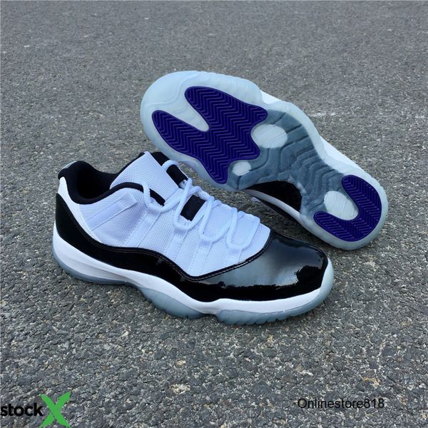 release 11 xi low concord black white male men jordon basketball shoes sneakers sports outdoor trainers fashion with box size 8-12
release 11 xi low concord black white male men jordon basketball shoes sneakers sports outdoor trainers fashion with box size 8-12
