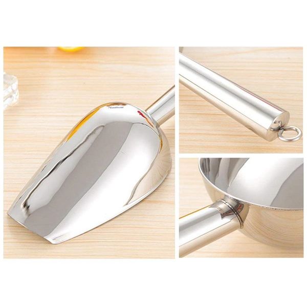 8 inch stainless steel ice-cube scoop for ice bucket multifunctional bar tools tea coffee bean scoop ice cream tools
8 inch stainless steel ice-cube scoop for ice bucket multifunctional bar tools tea coffee bean scoop ice cream tools