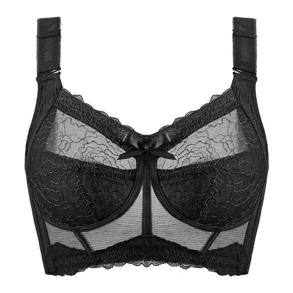 women's plus size sheer lace bra non padded wirebalconette 34 36 38 40 42 b c d e f, Red;black 
women's plus size sheer lace bra non padded wirebalconette 34 36 38 40 42 b c d e f, Red;black