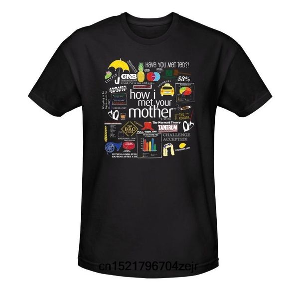 men t shirt how i met your mother mashup funny t-shirt novelty tshirt women, White;black
men t shirt how i met your mother mashup funny t-shirt novelty tshirt women, White;black