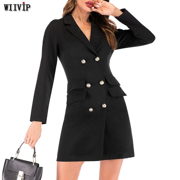 2020 new autumn winter blazer women jacket women's double breasted long office lady elegant solid blazer dress spring coat 9592, White;black
2020 new autumn winter blazer women jacket women's double breasted long office lady elegant solid blazer dress spring coat 9592, White;black