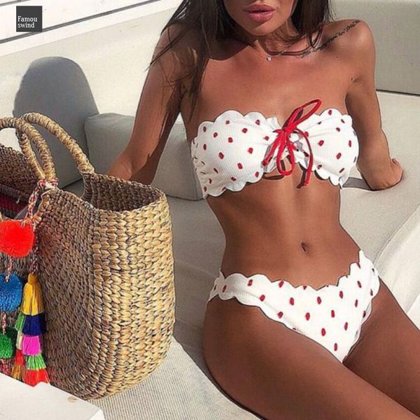 бикини 2019 точка sexy женщины волна push up проложенный бюстгальтер полиэстер пляж бикини set купальник женщин высокой талии biquini, White;black 
бикини 2019 точка sexy женщины волна push up проложенный бюстгальтер полиэстер пляж бикини set купальник женщин высокой талии biquini, White;black