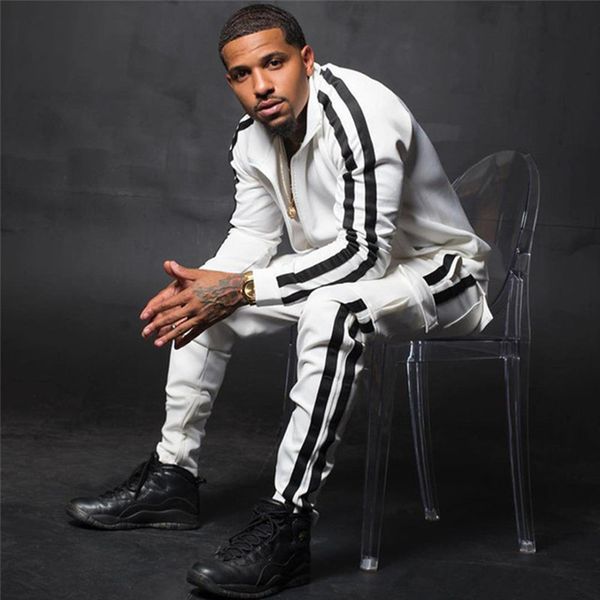 running sport tracksuits men's sportswear suit sweatshirt sweatpants male gym fitness hoodies pants 2 pcs sets jogging clothing, White;black
running sport tracksuits men's sportswear suit sweatshirt sweatpants male gym fitness hoodies pants 2 pcs sets jogging clothing, White;black