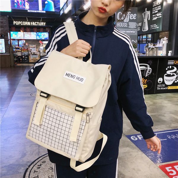 2020 new women's backpack korean version harajuku stitching large capacity travel bag fashion casual backpack ladies
2020 new women's backpack korean version harajuku stitching large capacity travel bag fashion casual backpack ladies