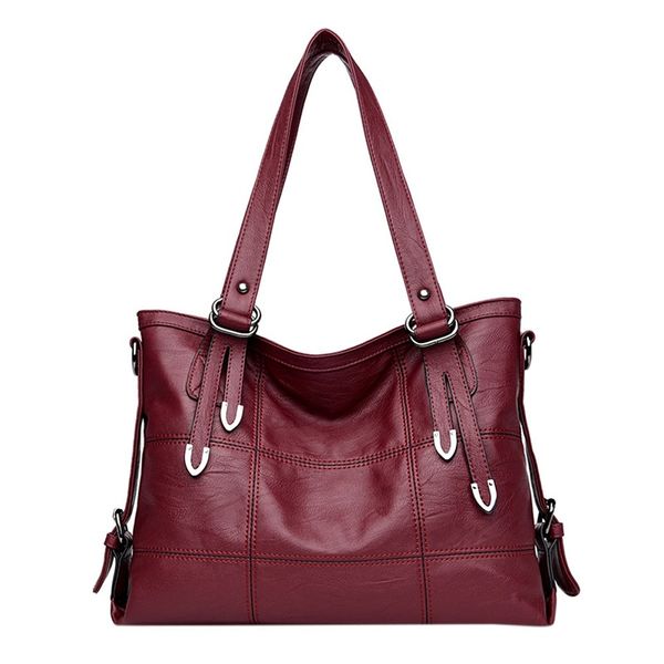 Ladie retro tyle leather houlder bag ca ual tote bag ladie handbag woman double arrow big ca ual luxury tote