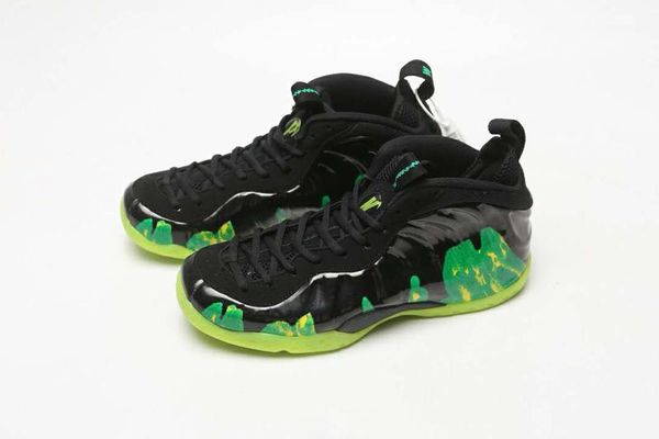 with box)penny hardaway big bang basketball shoes in green black men sneakers