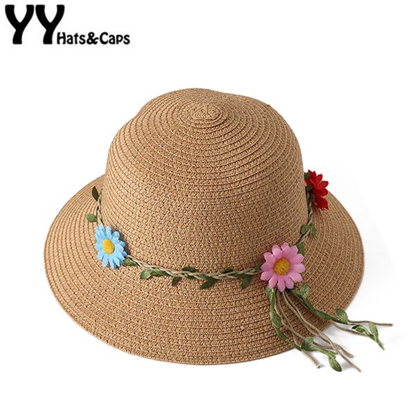 yy summer beach cap for children wide brim sun visor hats kids handmade flower foldable sunhats girls sunscreen cm19004, Yellow
yy summer beach cap for children wide brim sun visor hats kids handmade flower foldable sunhats girls sunscreen cm19004, Yellow