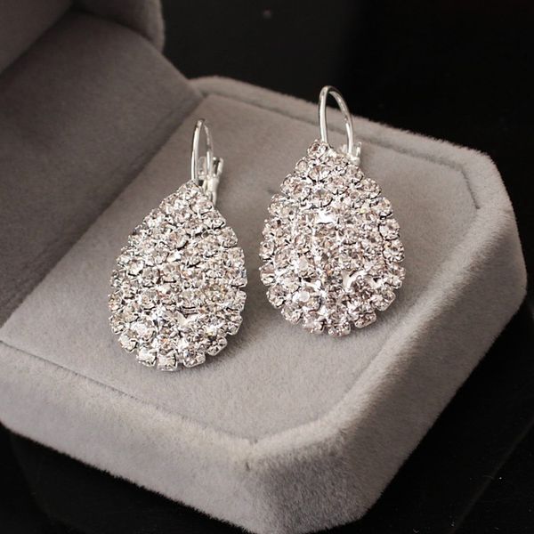 women boucle d'oreille crystal jewelry white silver dazzling cubic zirconia rhinestone wedding earrings stud brincos, Golden
women boucle d'oreille crystal jewelry white silver dazzling cubic zirconia rhinestone wedding earrings stud brincos, Golden