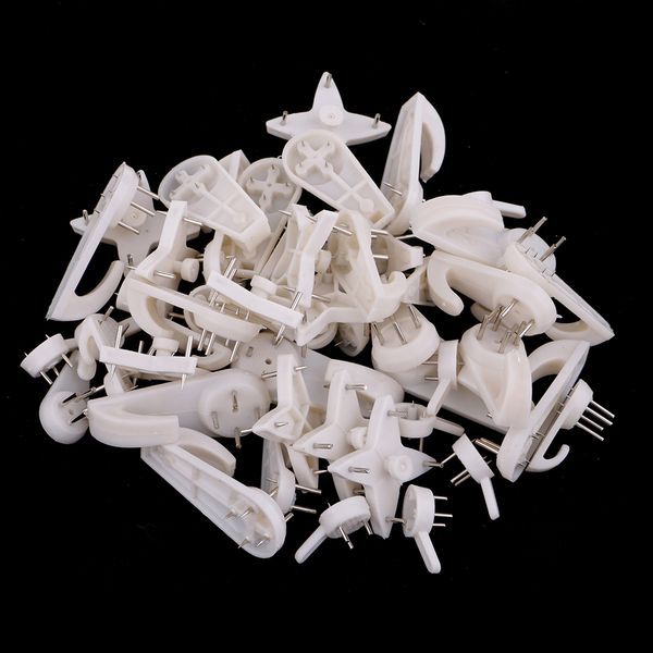 50pcs p frame plastic nail painting mirror clock wall hook hanger concrete hard wall utility hooks white
50pcs p frame plastic nail painting mirror clock wall hook hanger concrete hard wall utility hooks white